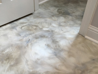 Liquid Marble Flooring New Iberia Lafayette La Concrete